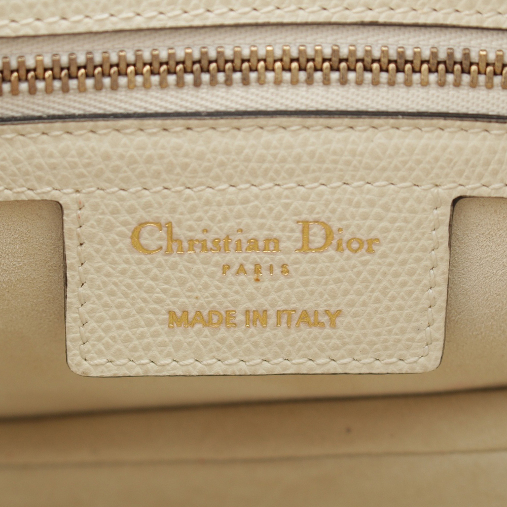 Pre-Loved Dior Grained Calfskin Saddle Bag - Picture 5 of 12